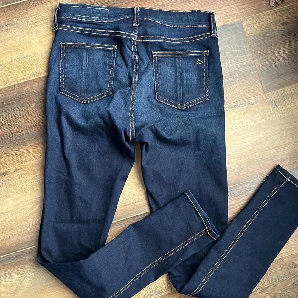 Rag & Bone High-Rise Ankle Skinny Jeans - Picture 5 of 6